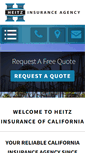 Mobile Screenshot of heitzinsurance.com